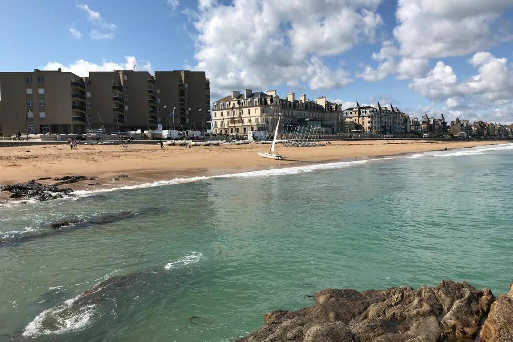 Ideal - Plage, Jardin & Jacuzzi, Proche Plage Et Thalasso - 1 A 6 Personnes סן מלו מראה חיצוני תמונה