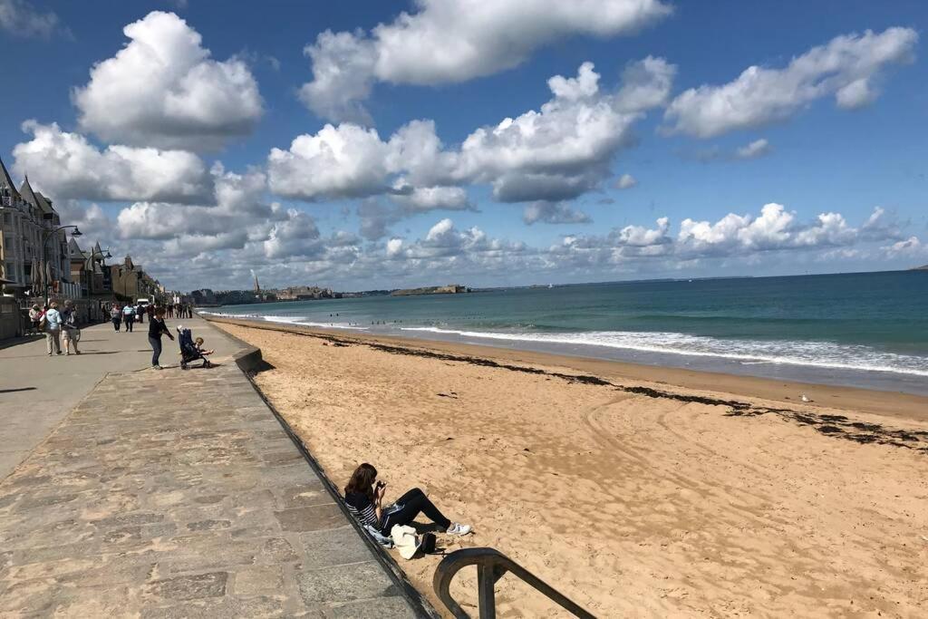 Ideal - Plage, Jardin & Jacuzzi, Proche Plage Et Thalasso - 1 A 6 Personnes סן מלו מראה חיצוני תמונה
